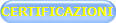 CERTIFICAZIONI